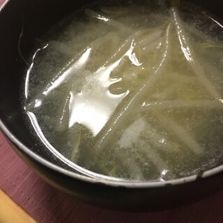 こくうま  もやしのごま味噌汁